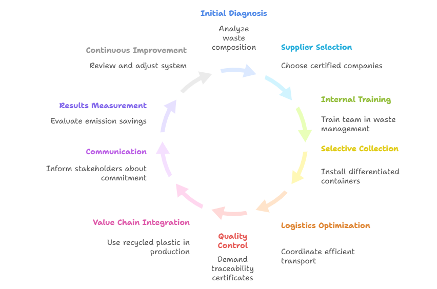 How to implement plastic recycling in your company: roadmap