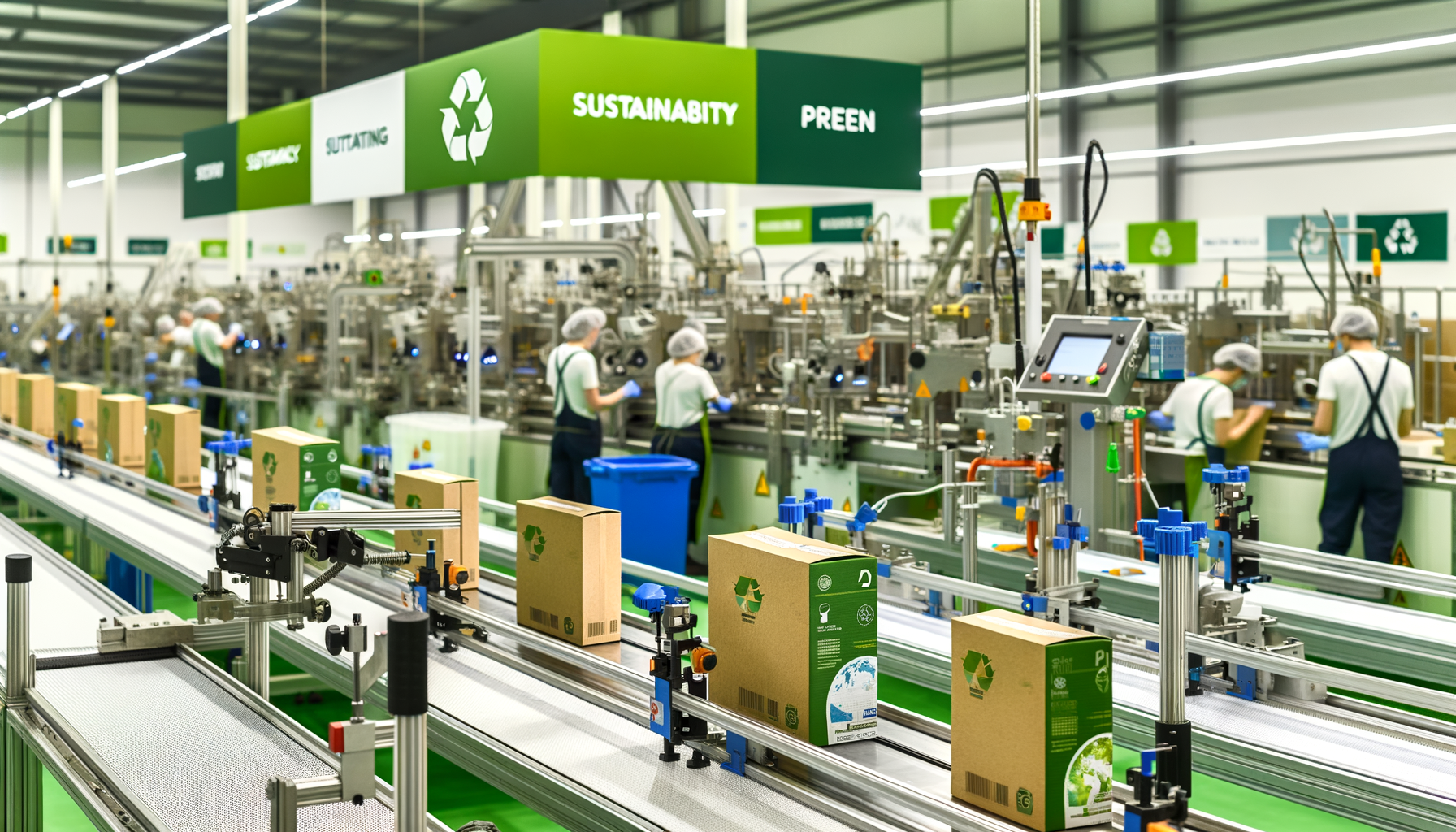 Envases sostenibles hechos con plástico reciclado para la industria alimentaria
